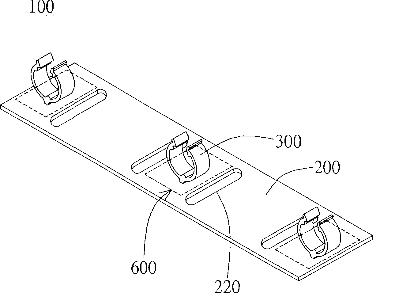 Tube stand of backlight module