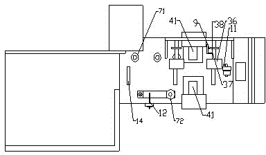 Full-automatic nailing machine for boards