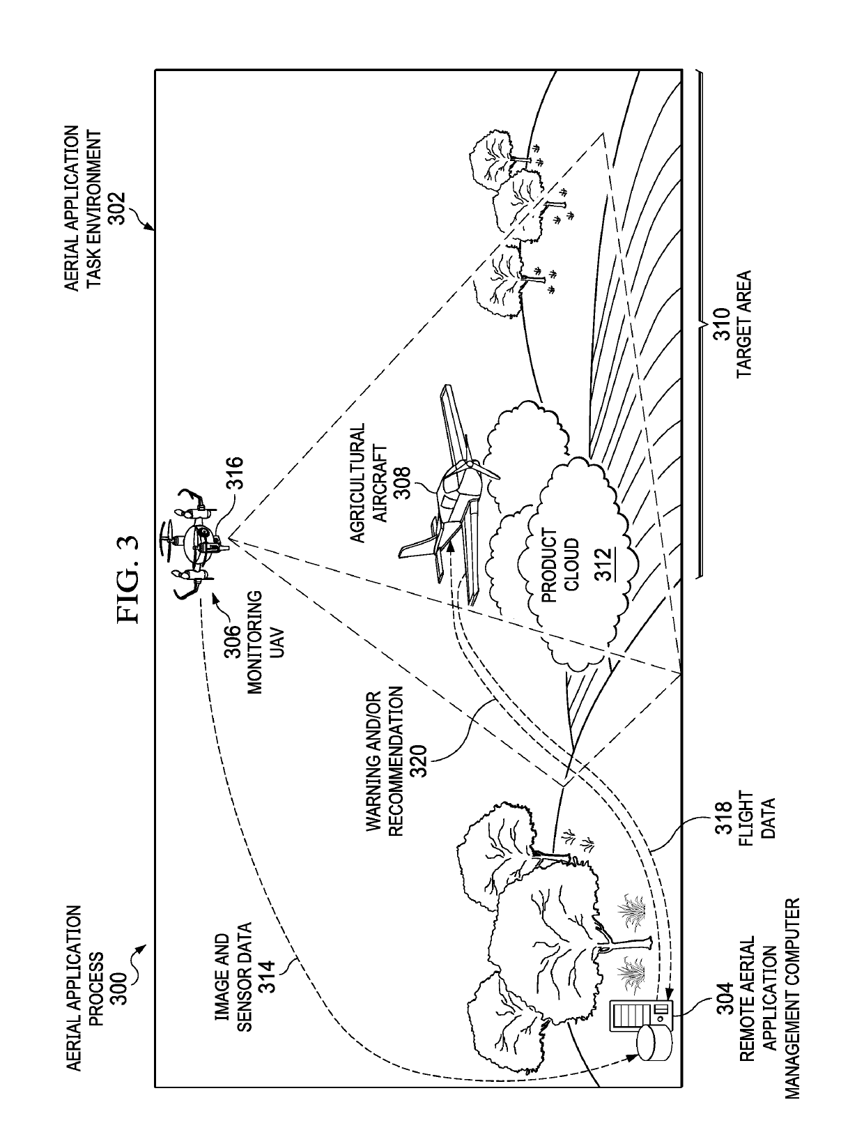 Monitoring Aerial Application Tasks and Recommending Corrective Actions