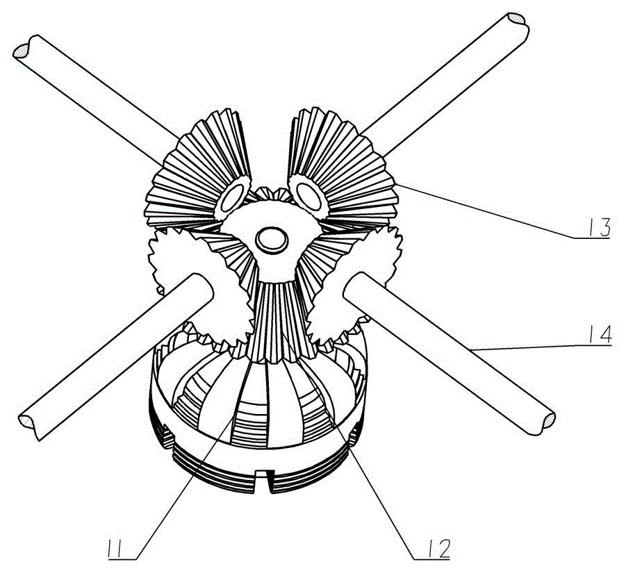 Retractable folding quad rotor