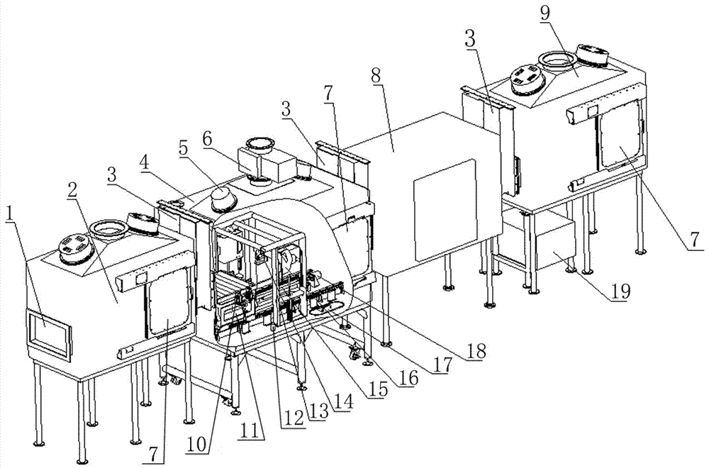 Equipment and method for disassembling low-radioactivity folding type waster filter