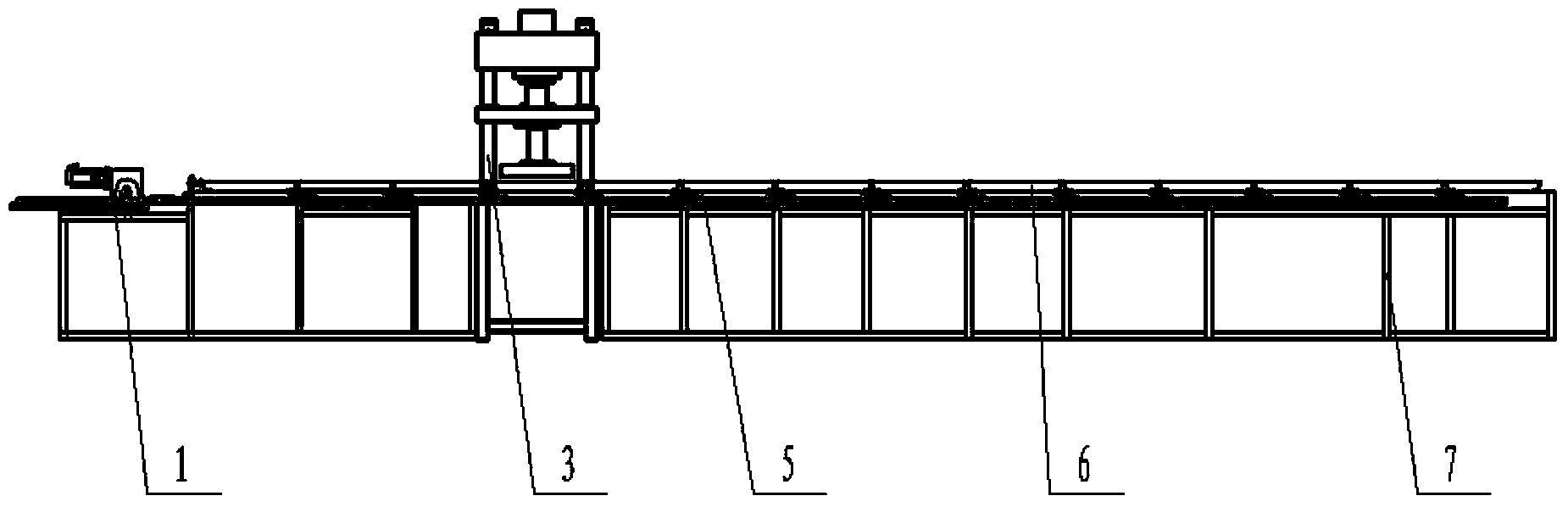 Horizontal die moving and circulating mechanism