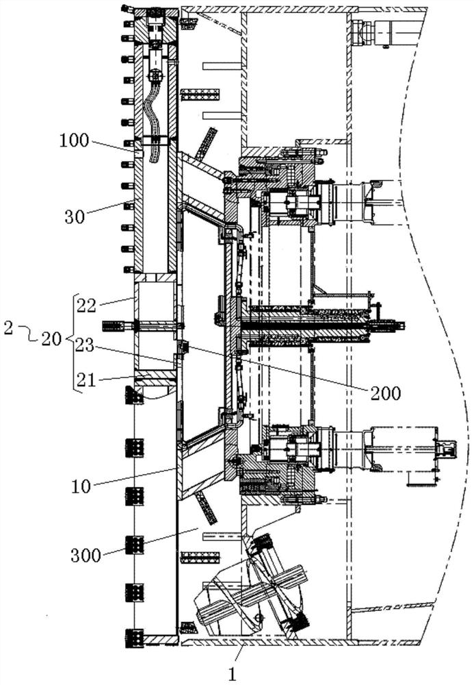 Shield machine cutter head and shield machine