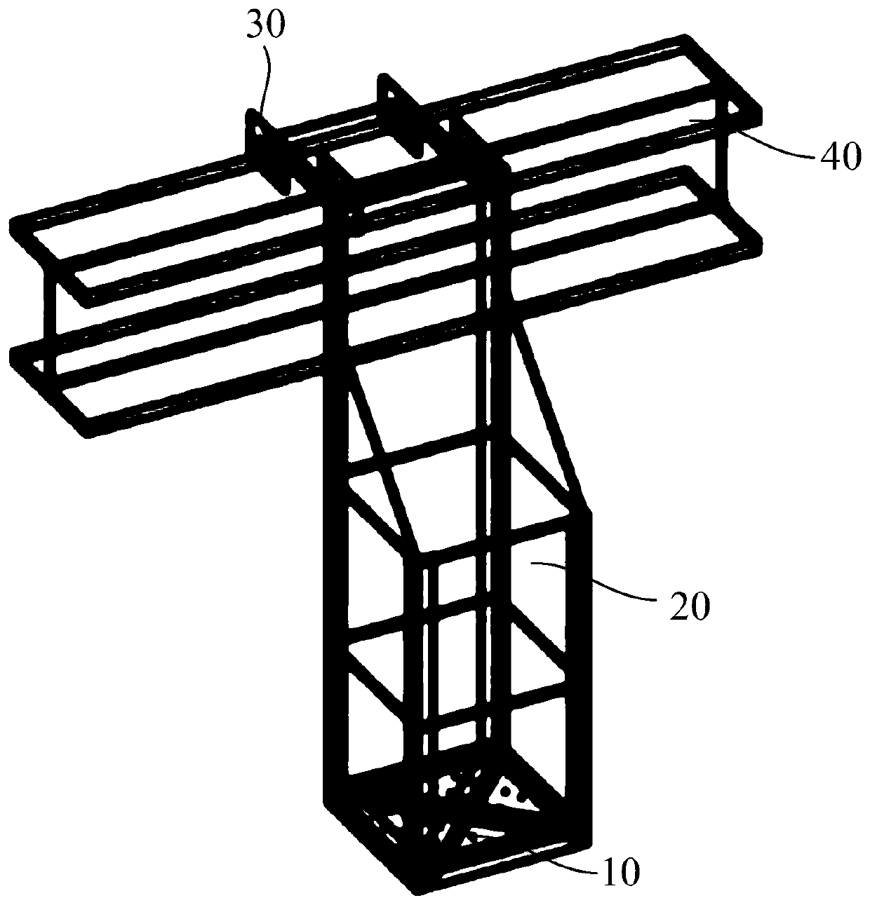 Foldable operating hanging basket