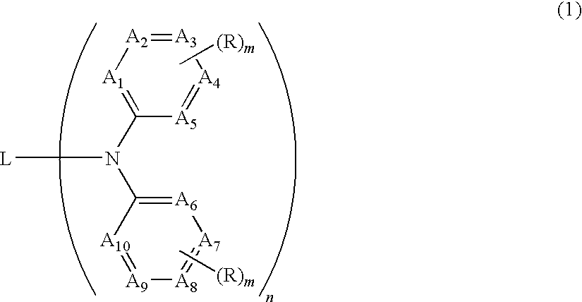 Organic electroluminescent device having specific diamine compound