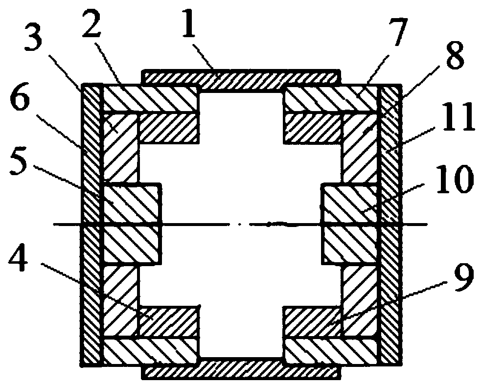 Constant magnetic field structure