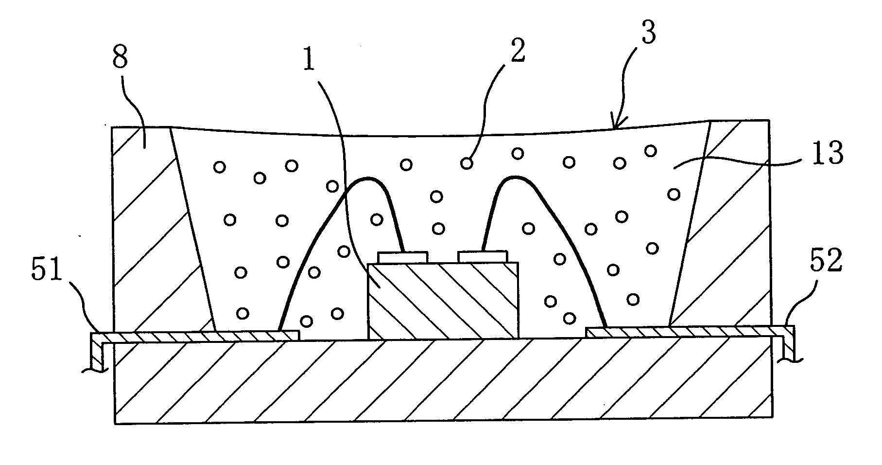 Light-emitting semiconductor device, light-emitting system and method for fabricating light-emitting semiconductor device