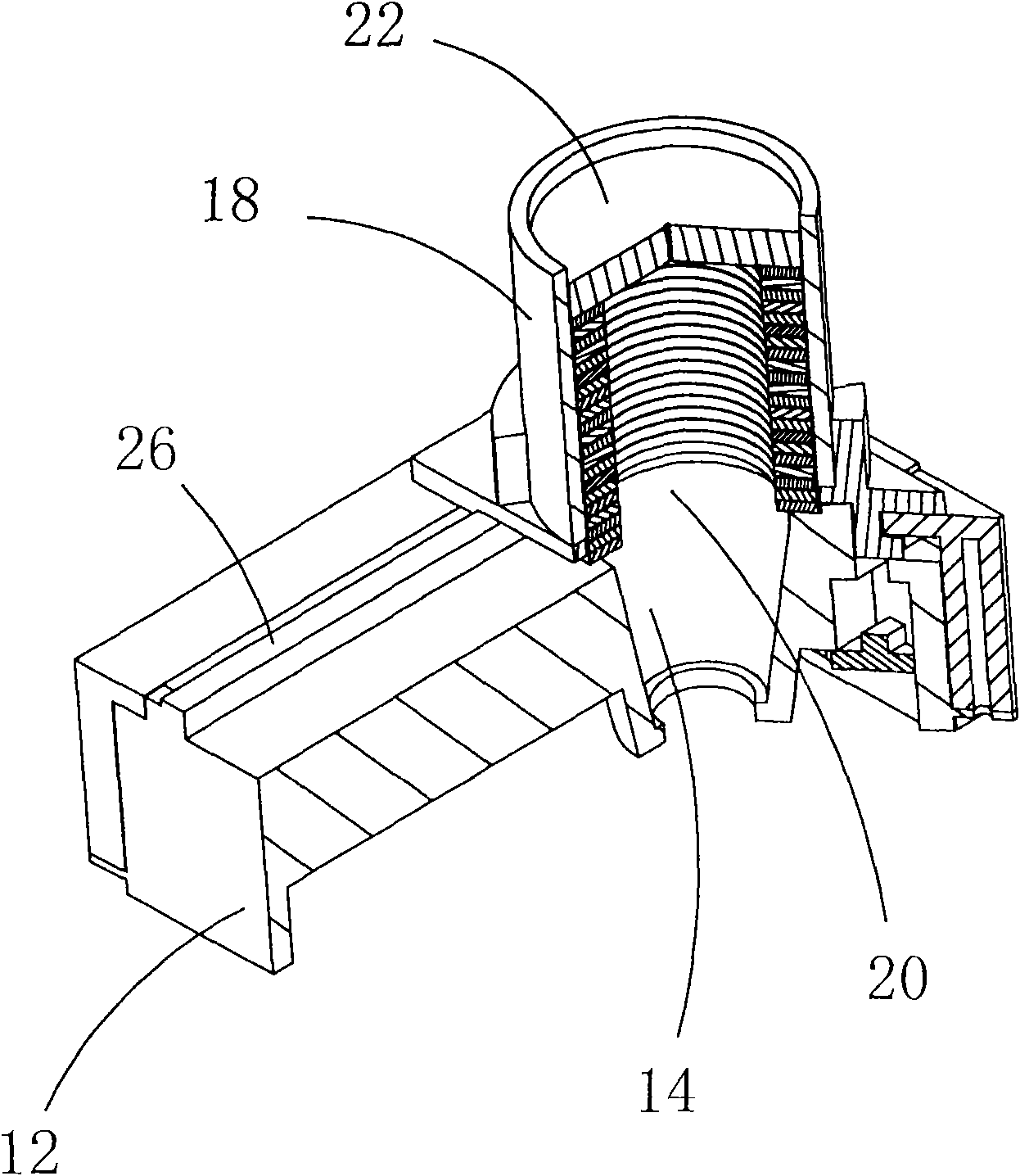 Ear muff allotting device