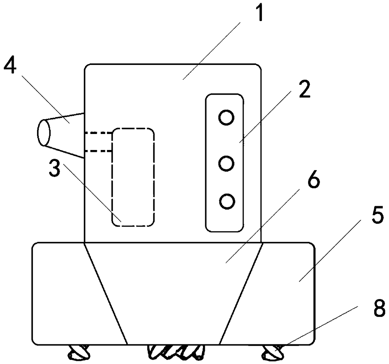 Mecanum wheel-based automatic obstacle avoidance fire-fighting robot