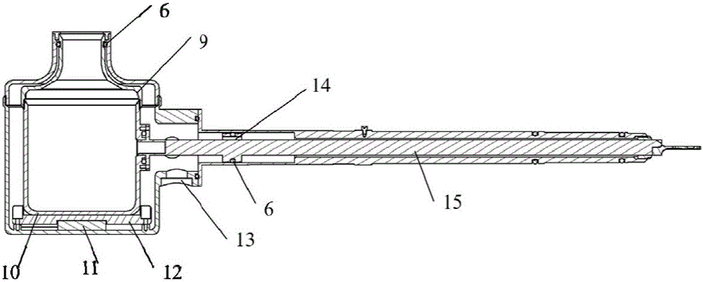 Whole-temperature-range thermoelectric-field transmission electron microscope in-situ sample rod