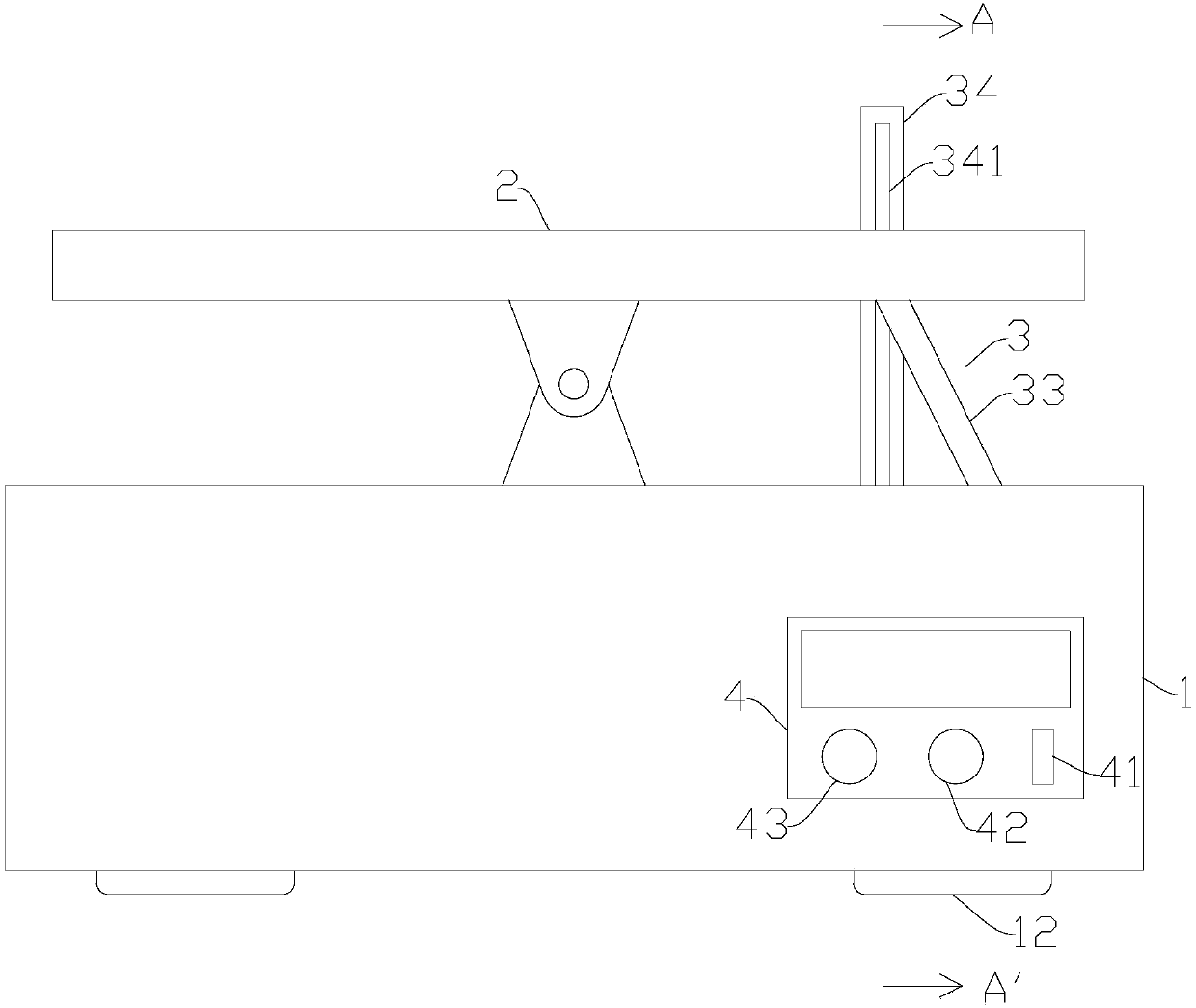 Vibration shaking bed