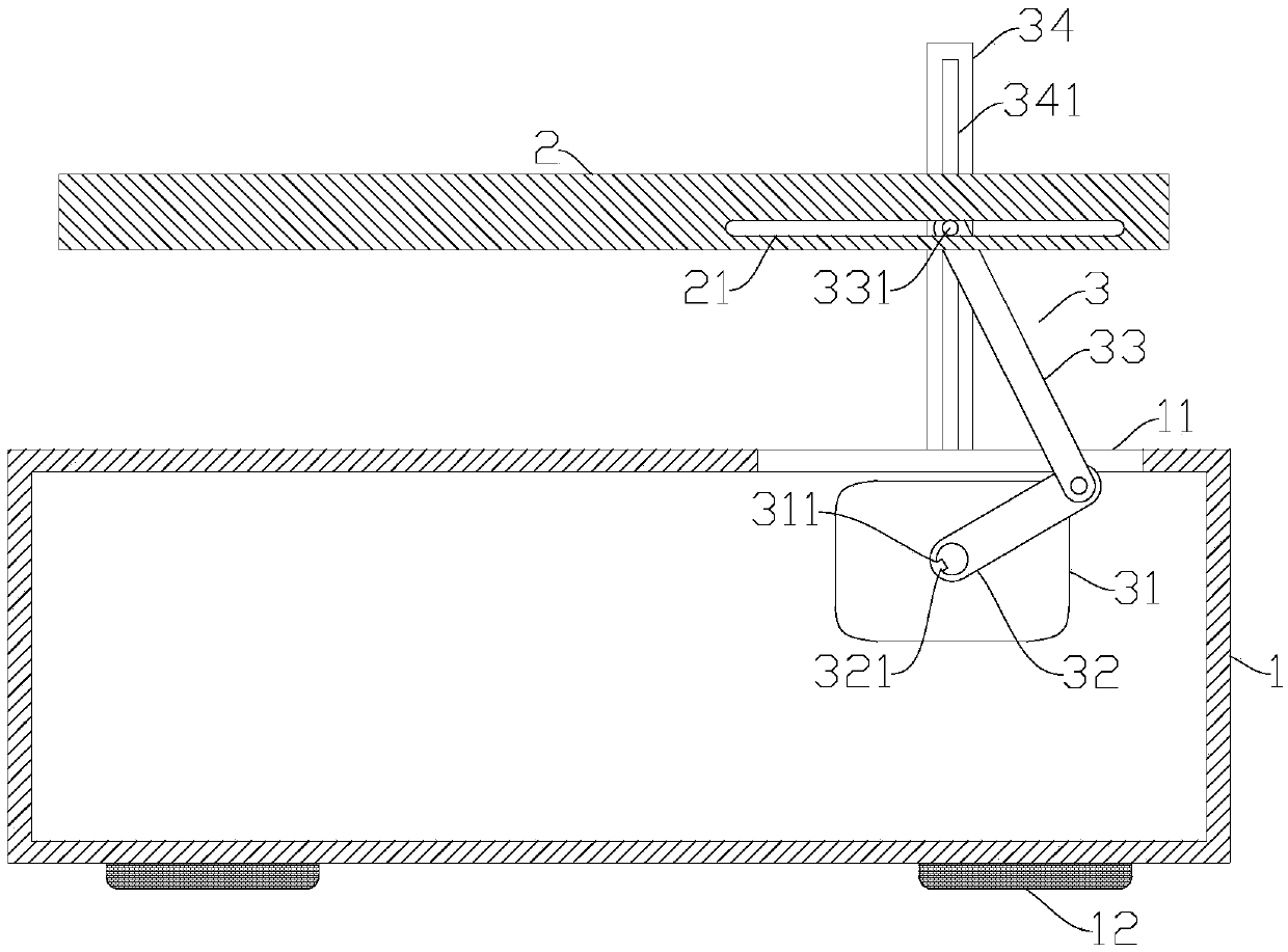 Vibration shaking bed