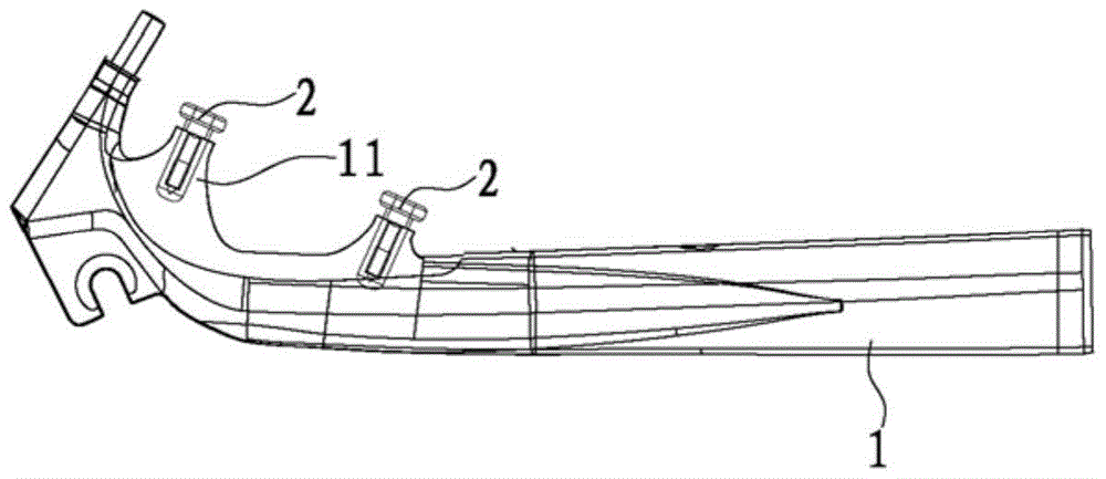 Carbon fiber bicycle disc brake base and its forming process