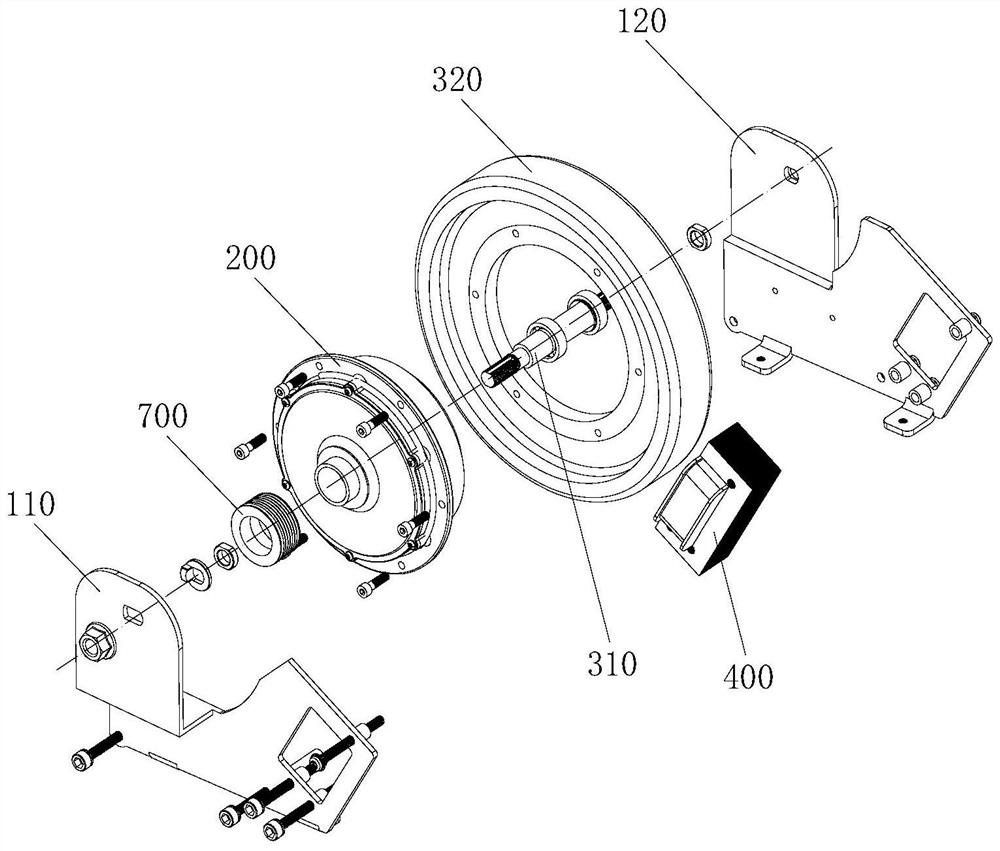 Cooperative damper for sports equipment and working method thereof