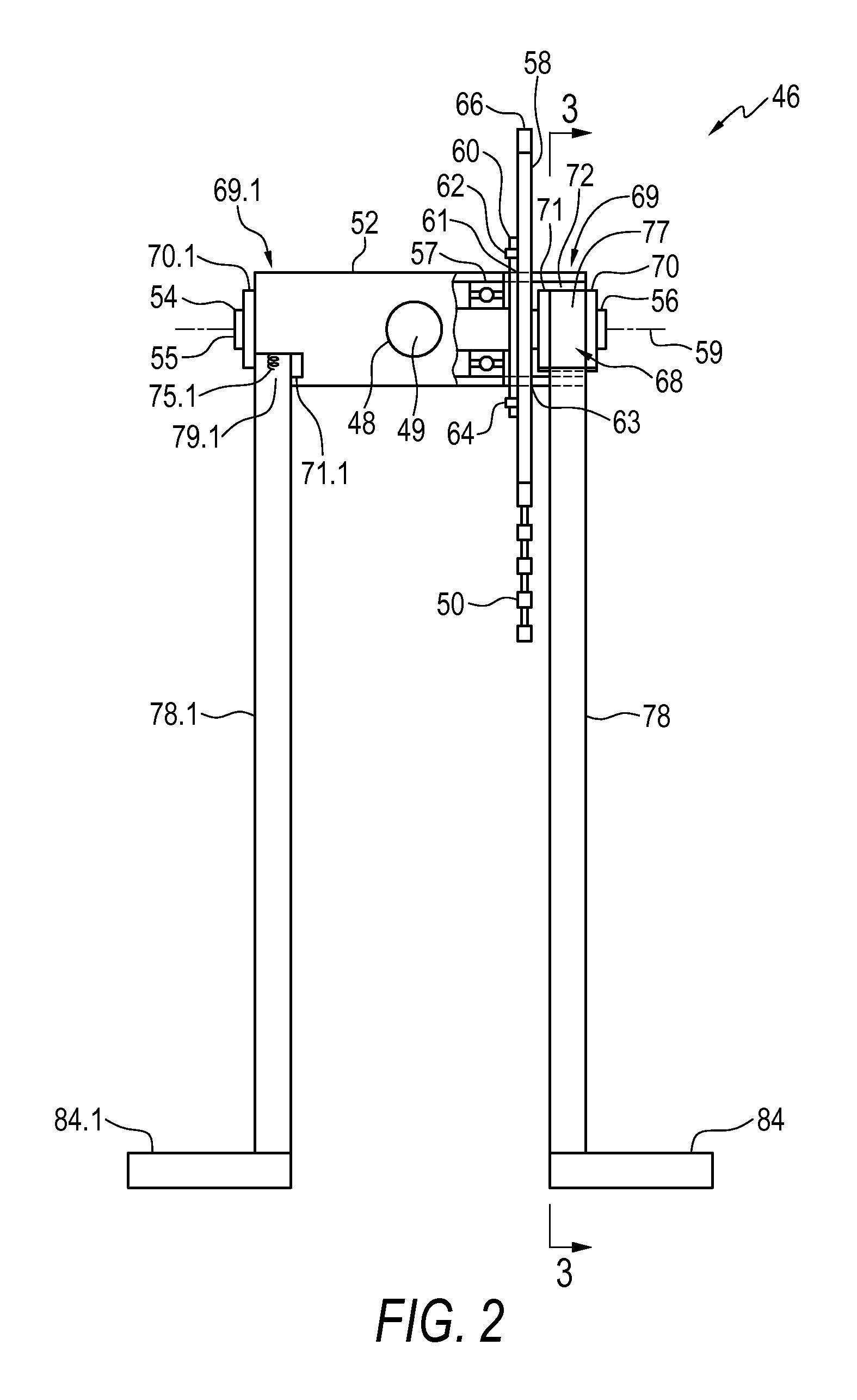 Bicycle propulsion assembly having elongate members