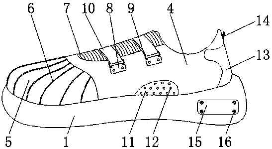 Children's shoe with GPS positioning property