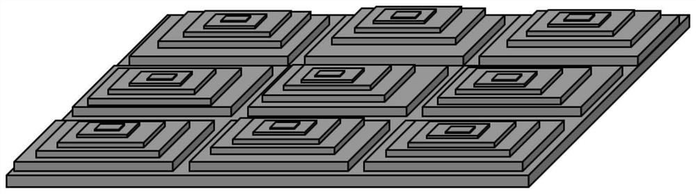 Wave-absorbing honeycomb with pyramid-like structures and preparation method of wave-absorbing honeycomb