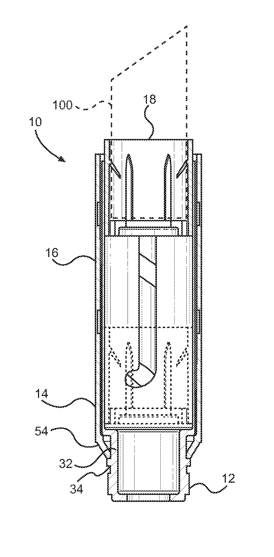 Cosmetic dispenser with frictional resistance