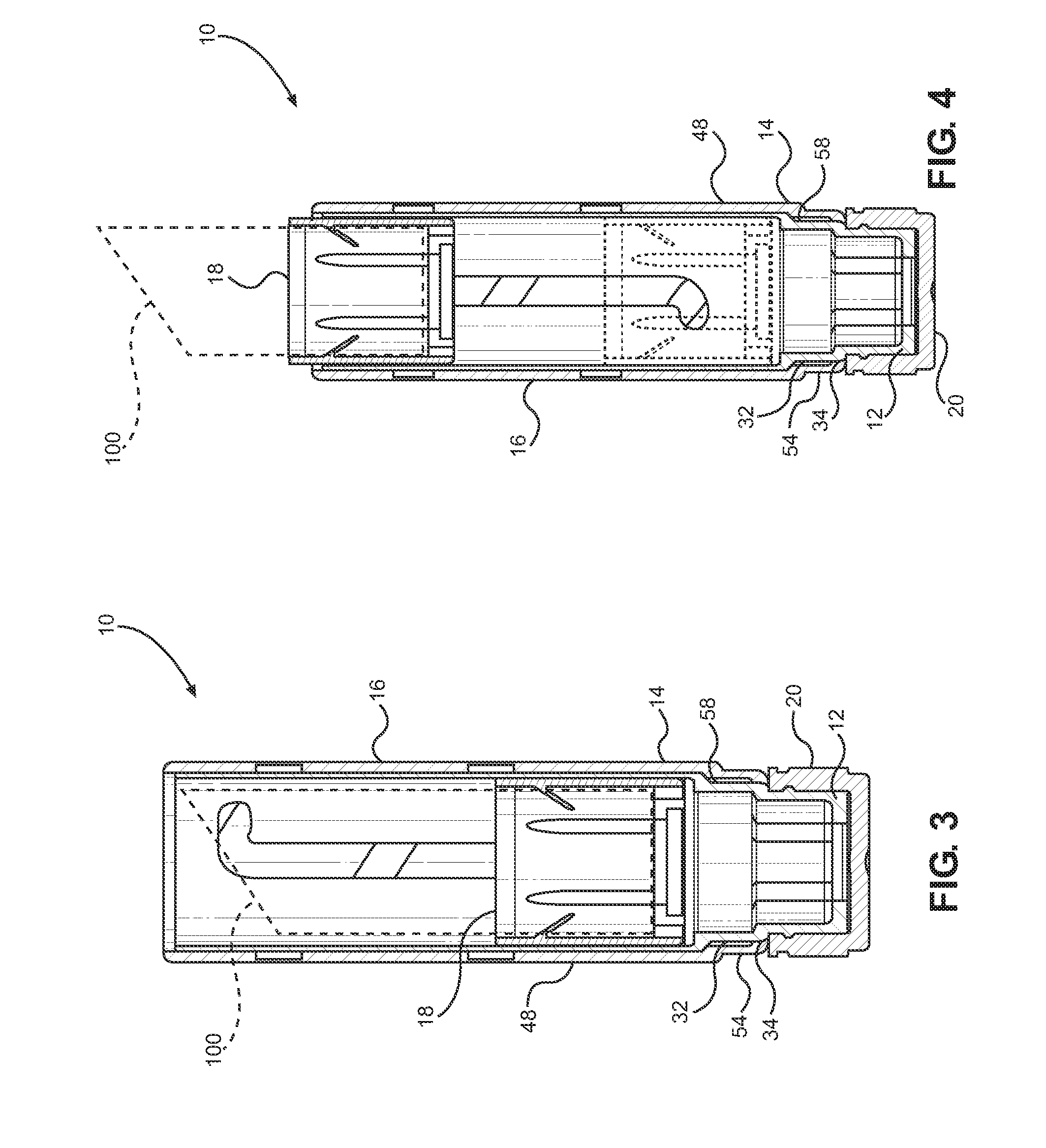 Cosmetic dispenser with frictional resistance