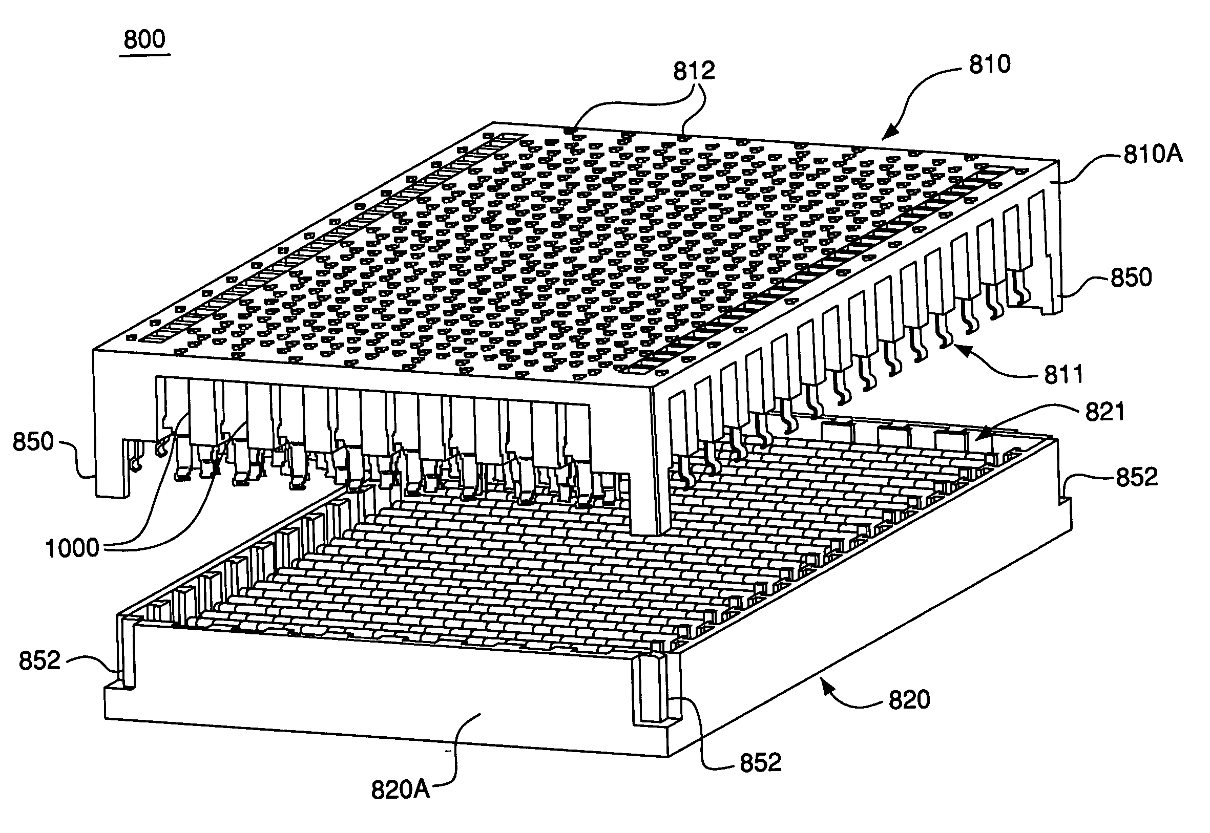 High speed electrical connector without ground contacts