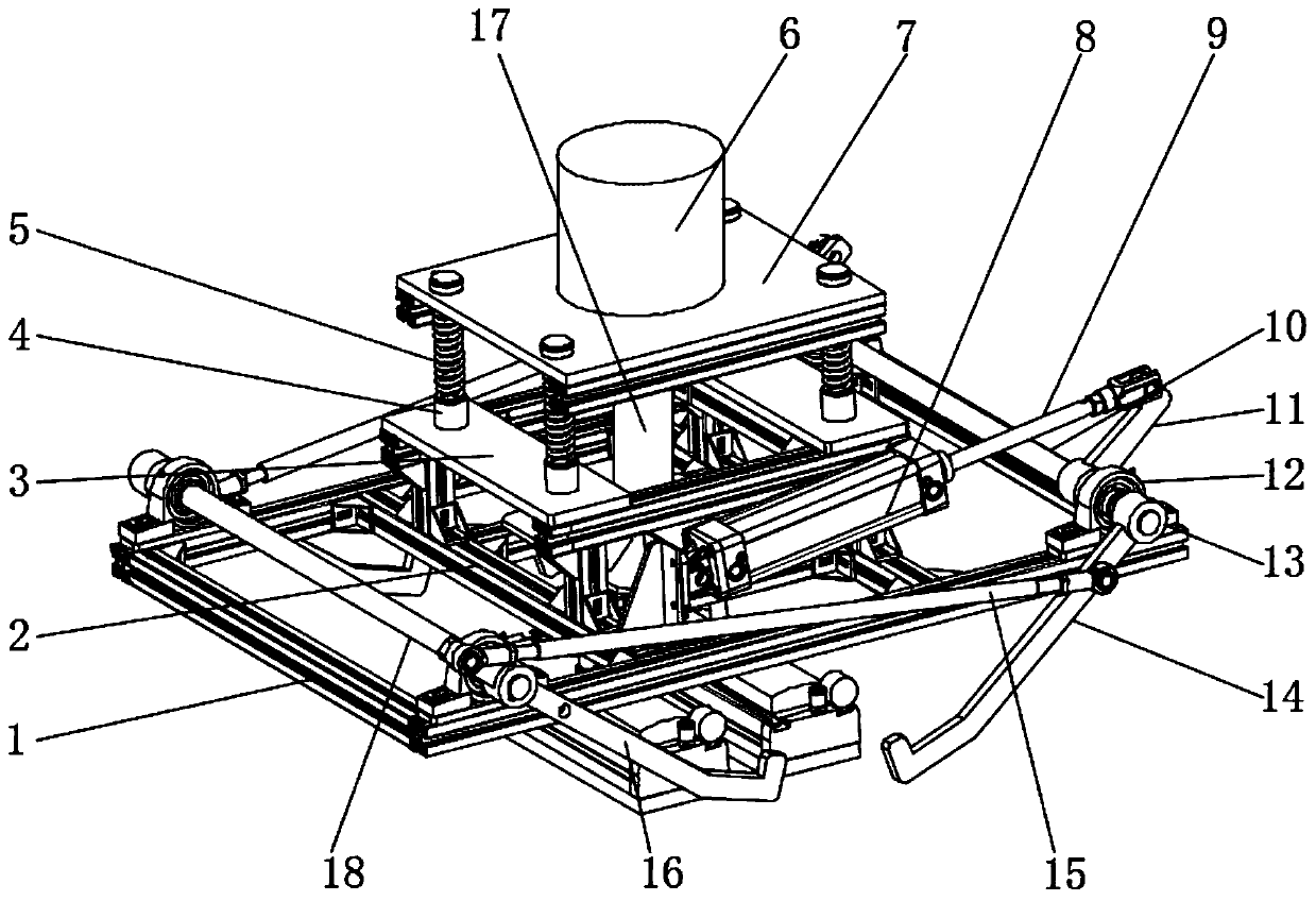 An intelligent robot grabbing structure