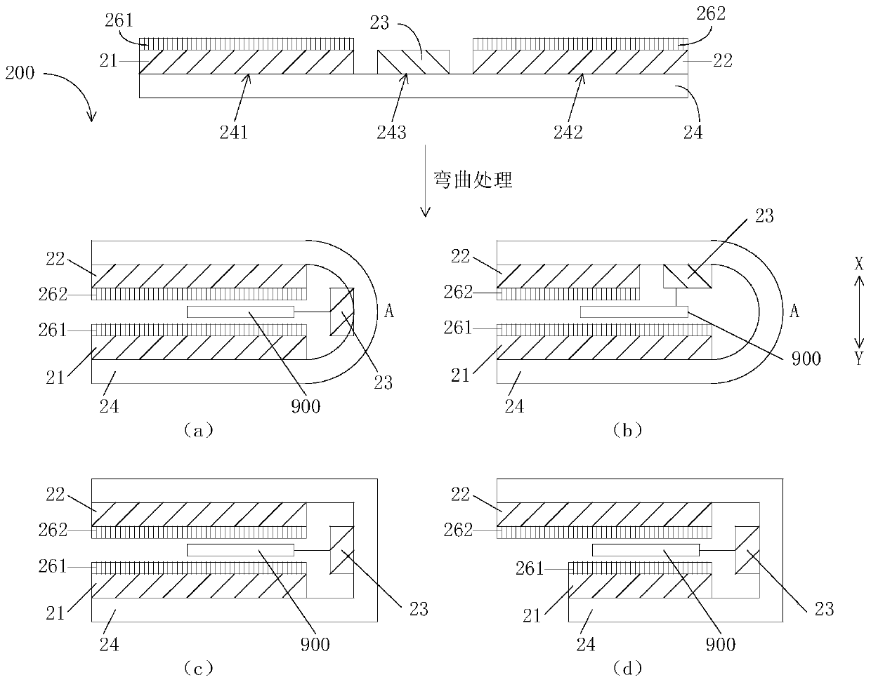 A double-sided display panel and double-sided display device