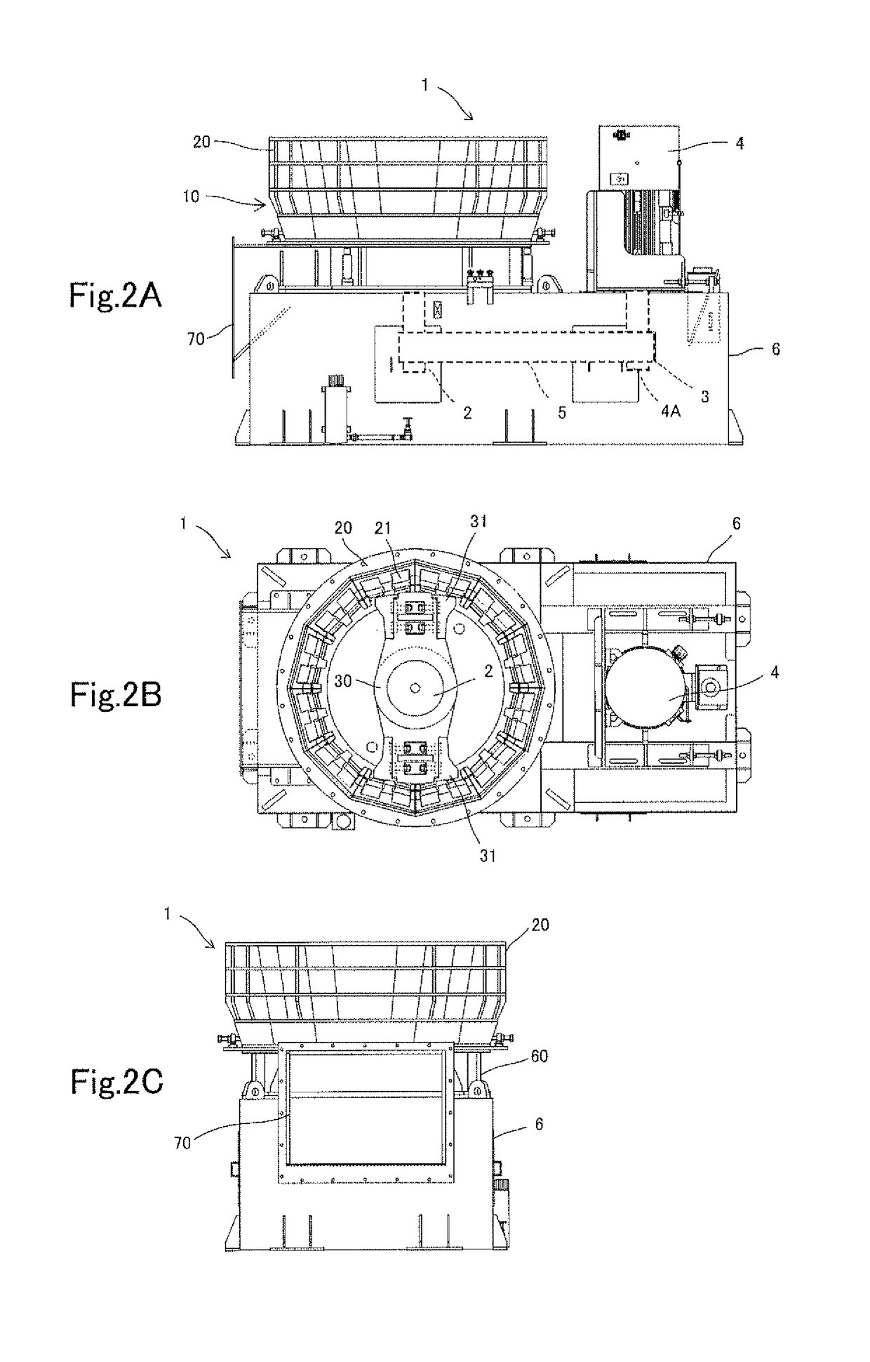 Discharge Portion Liner Attachment Structure for Vertical Shredder