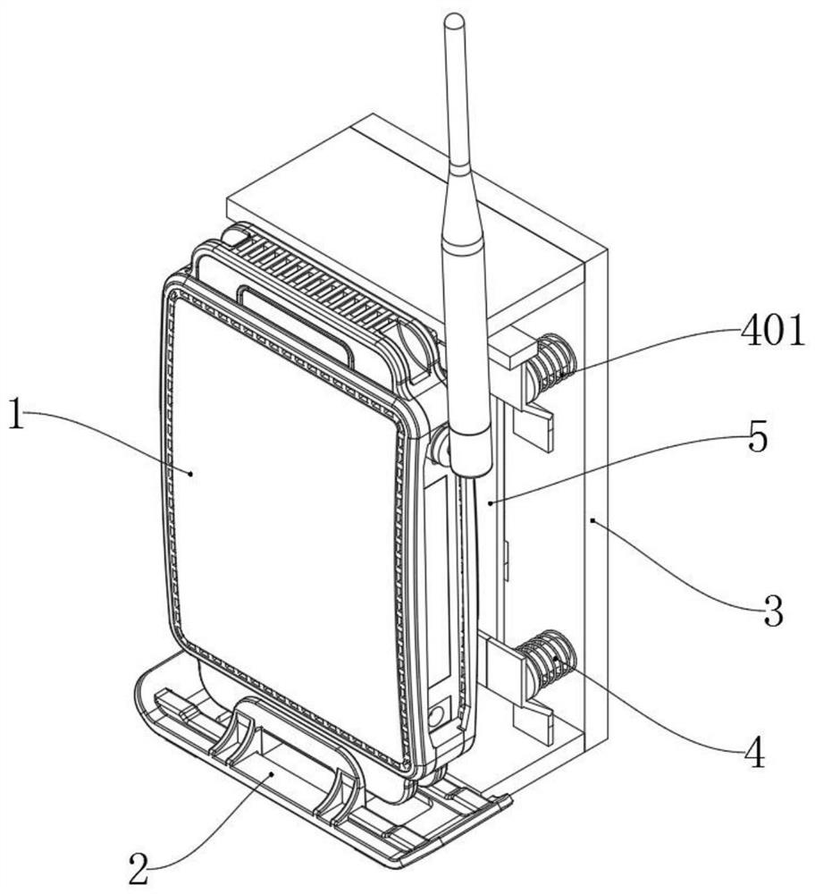 A computer network router device that is convenient to hang