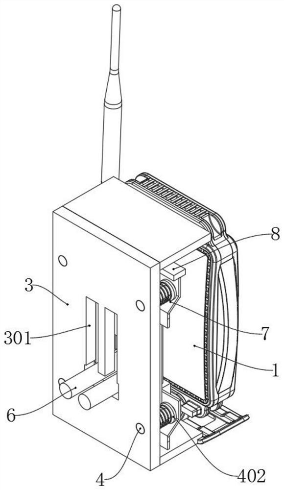 A computer network router device that is convenient to hang