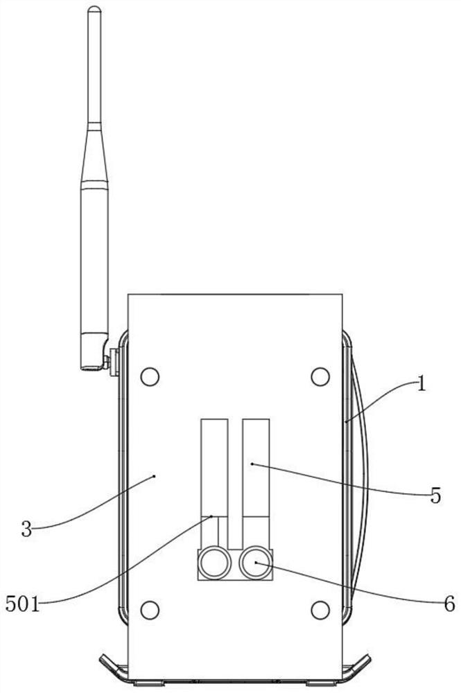 A computer network router device that is convenient to hang