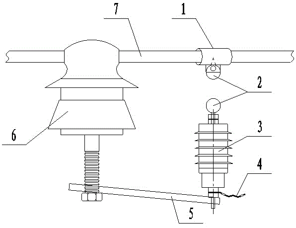 Self-arc-quenching parallel gap device