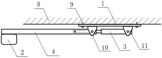 Suspended electric vehicle charging device