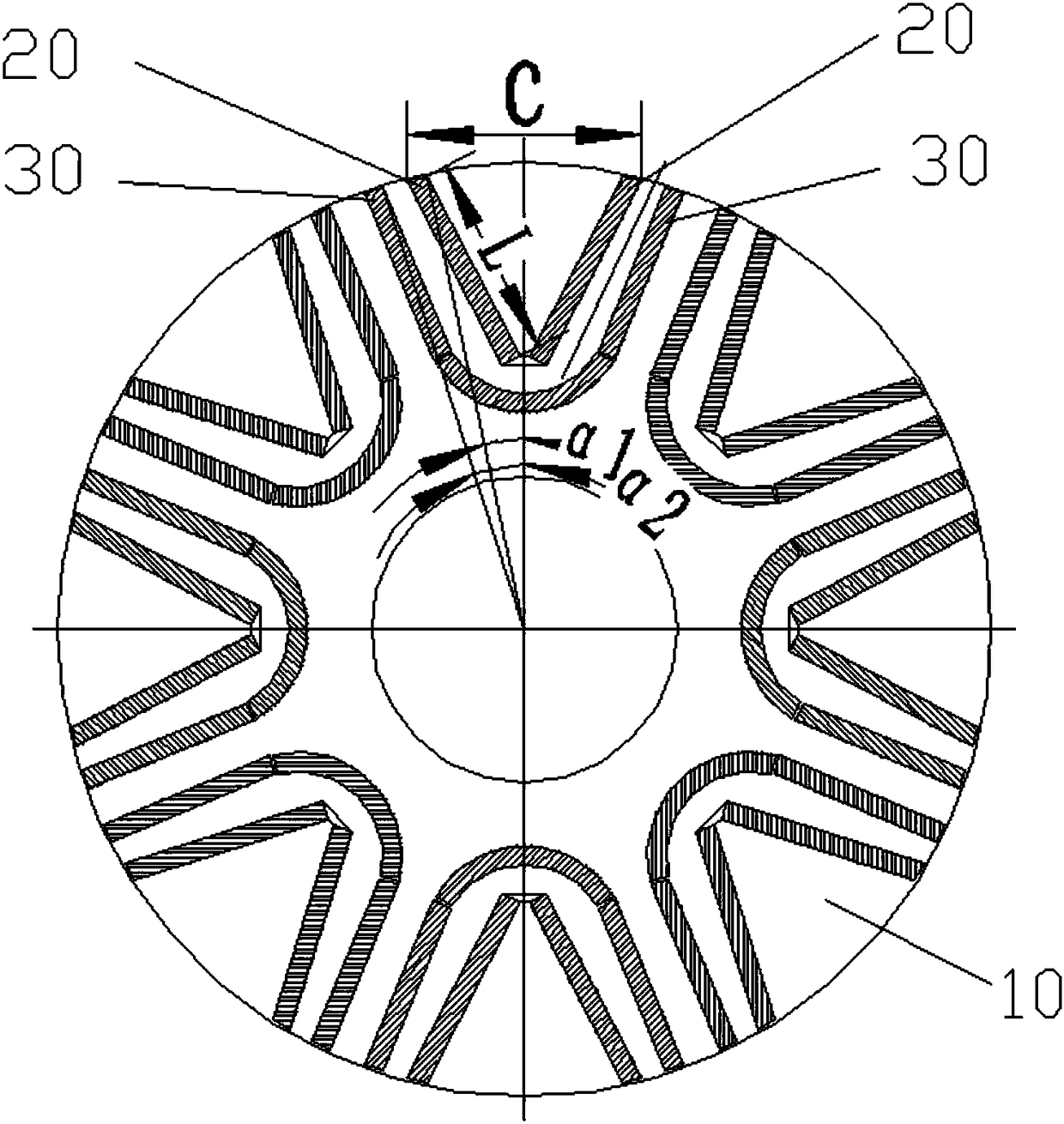 Rotor structure, permanent magnet auxiliary synchronous reluctance motor and electric vehicle