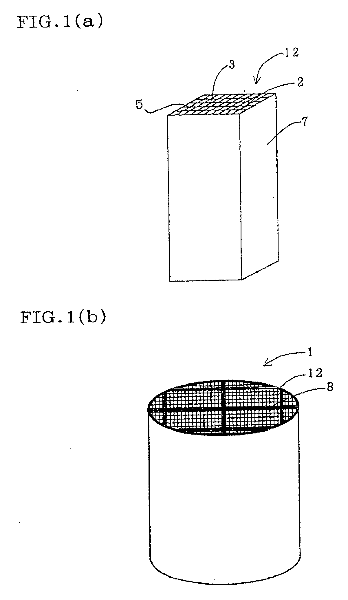 Honeycomb structure and bonding material to be used for same