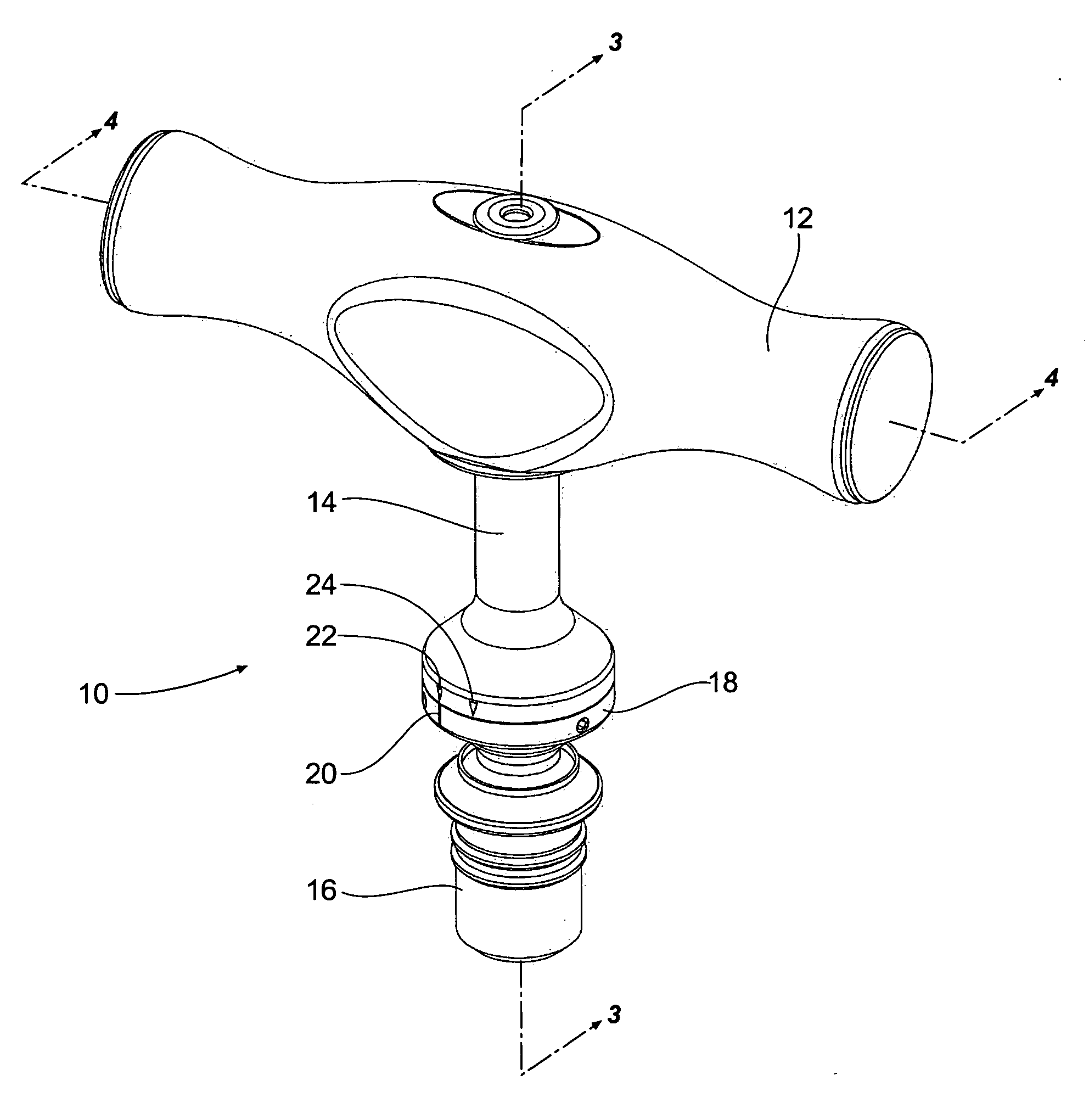 Torque measuring mechanism using cam engagement