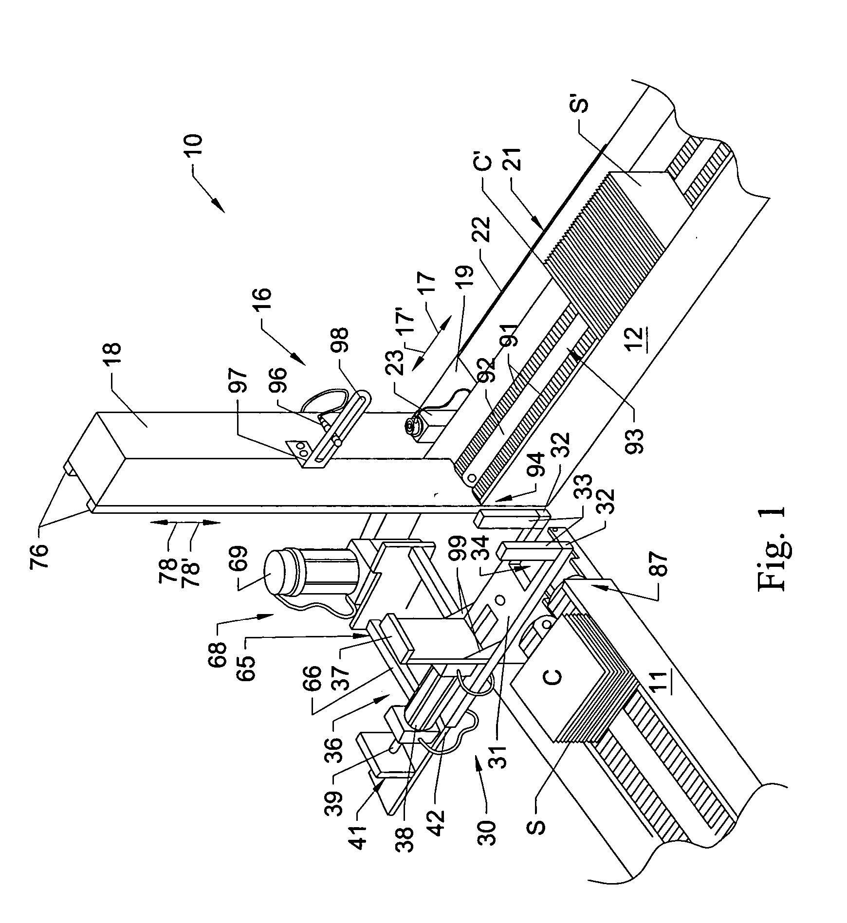 Automatic carton magazine loading system