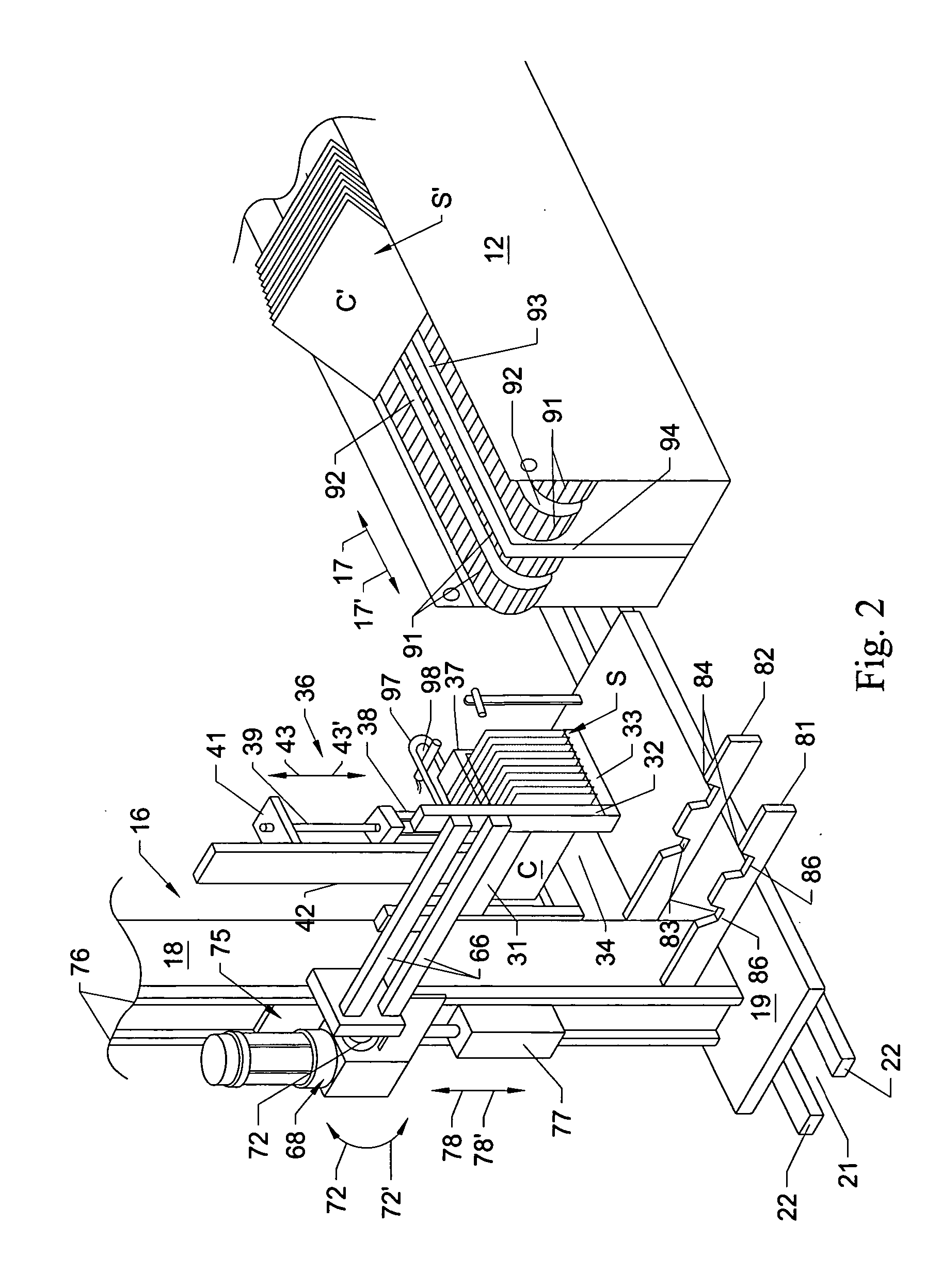 Automatic carton magazine loading system