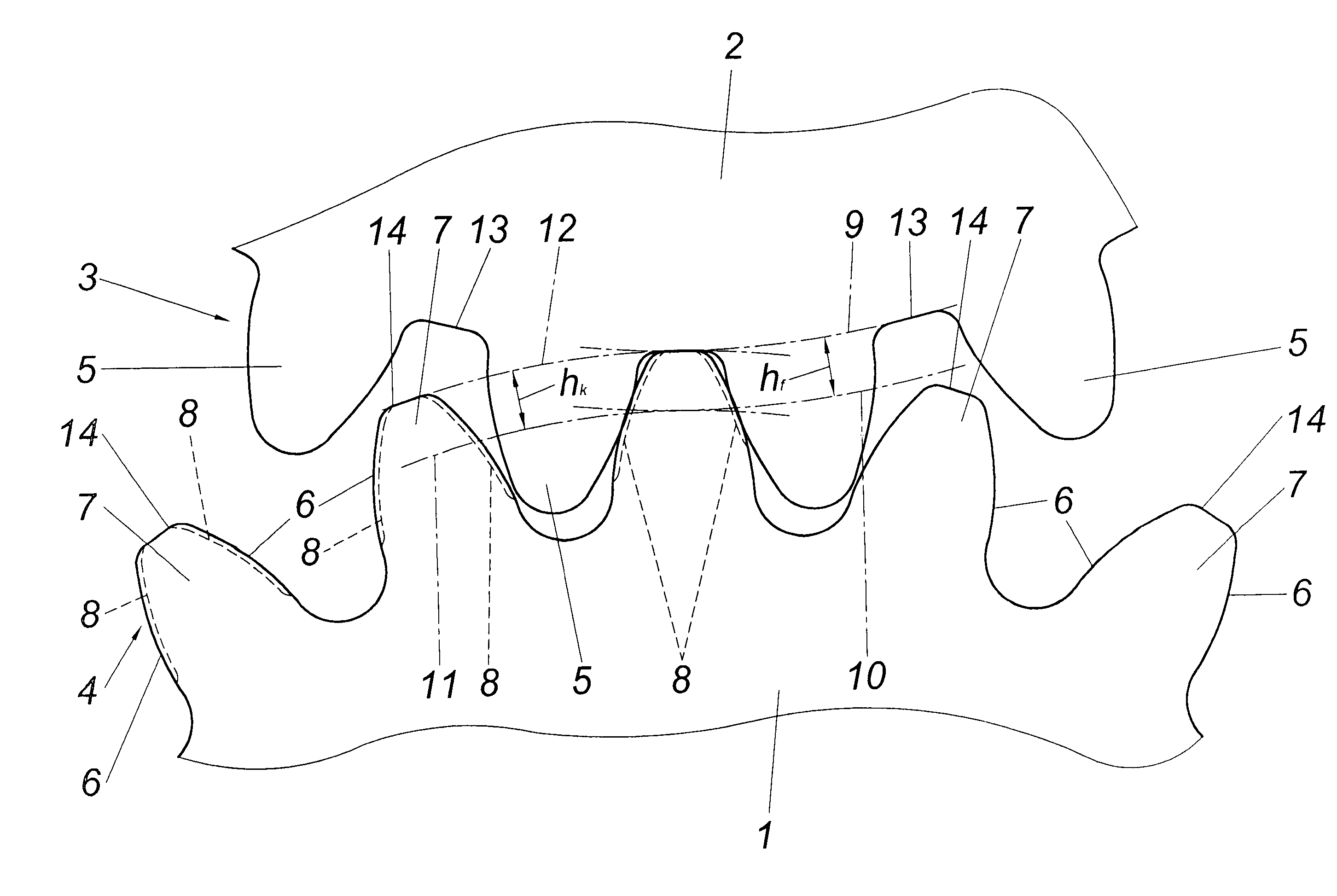 Method for densifying teeth of a gear wheel