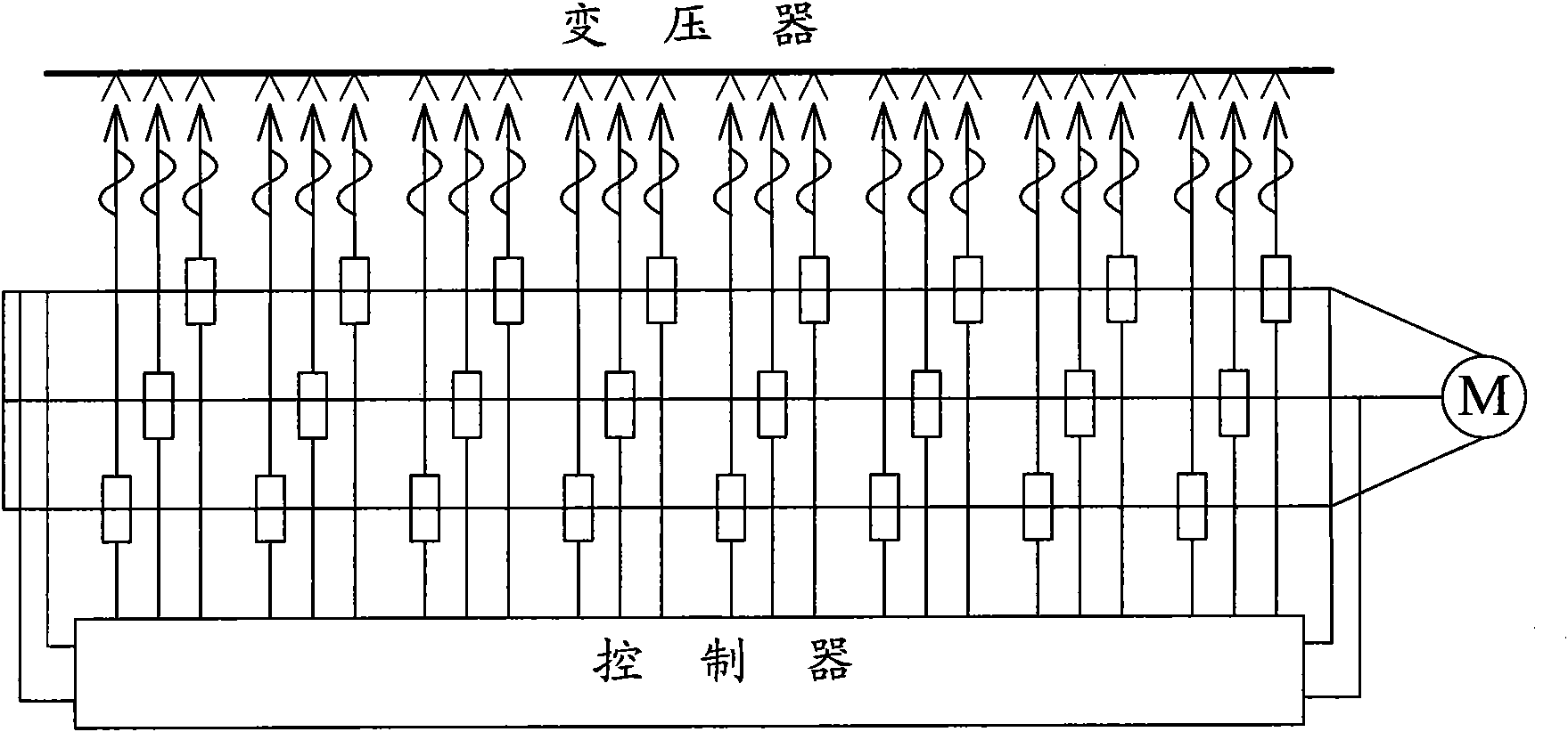 Variable-frequency resonance high-voltage adjustable power supply