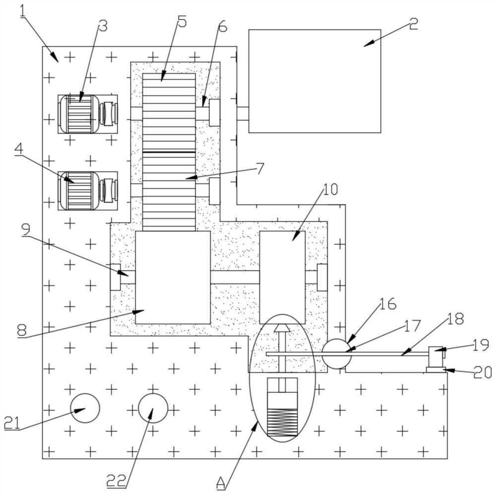 Motor drive fault emergency device