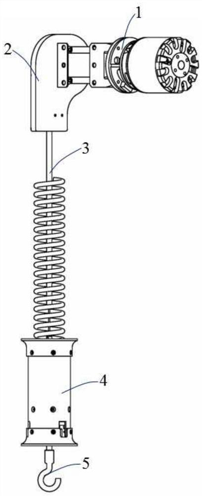 Force-sensing motion self-following lifting device