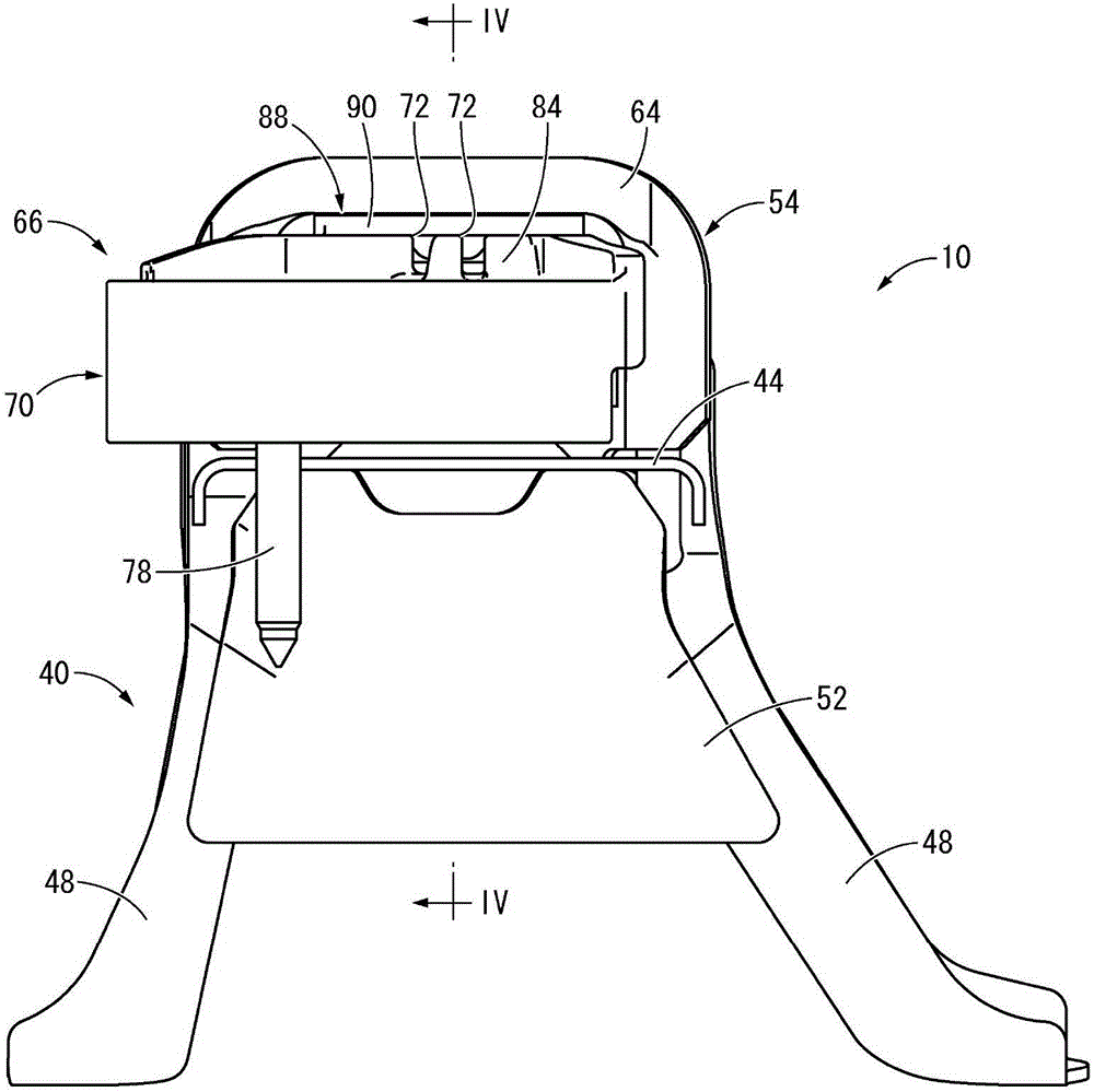 Vibration proof device with bracket