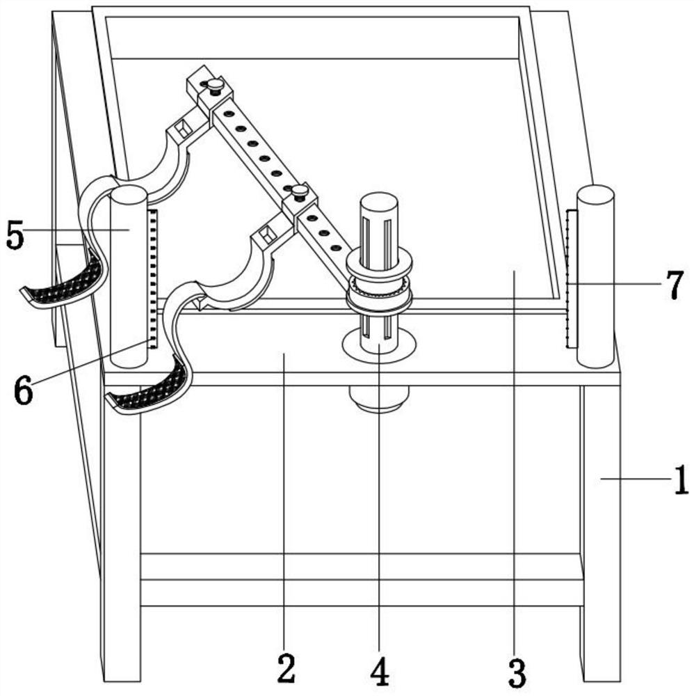 Surgical fixing device for general surgery department