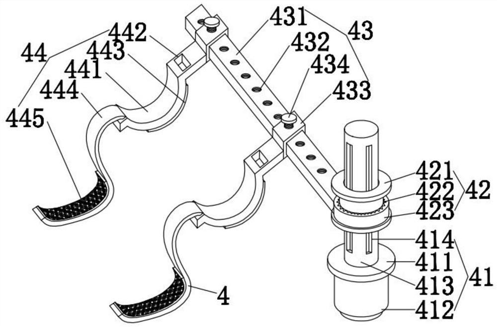 Surgical fixing device for general surgery department