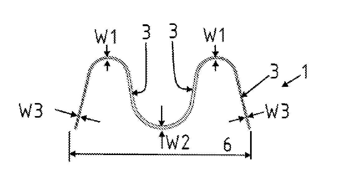 Impact beam and method for producing an impact beam