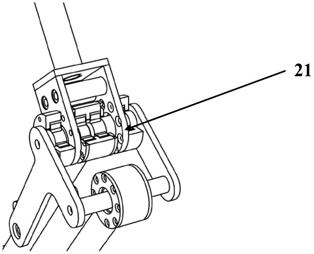 A bionic leg structure for legged robots