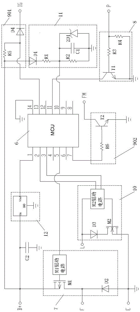 A car intelligent generator management system