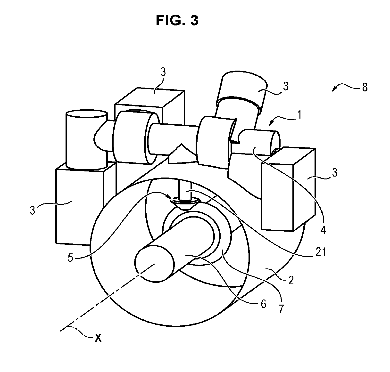 Accessory drive case for a turboprop