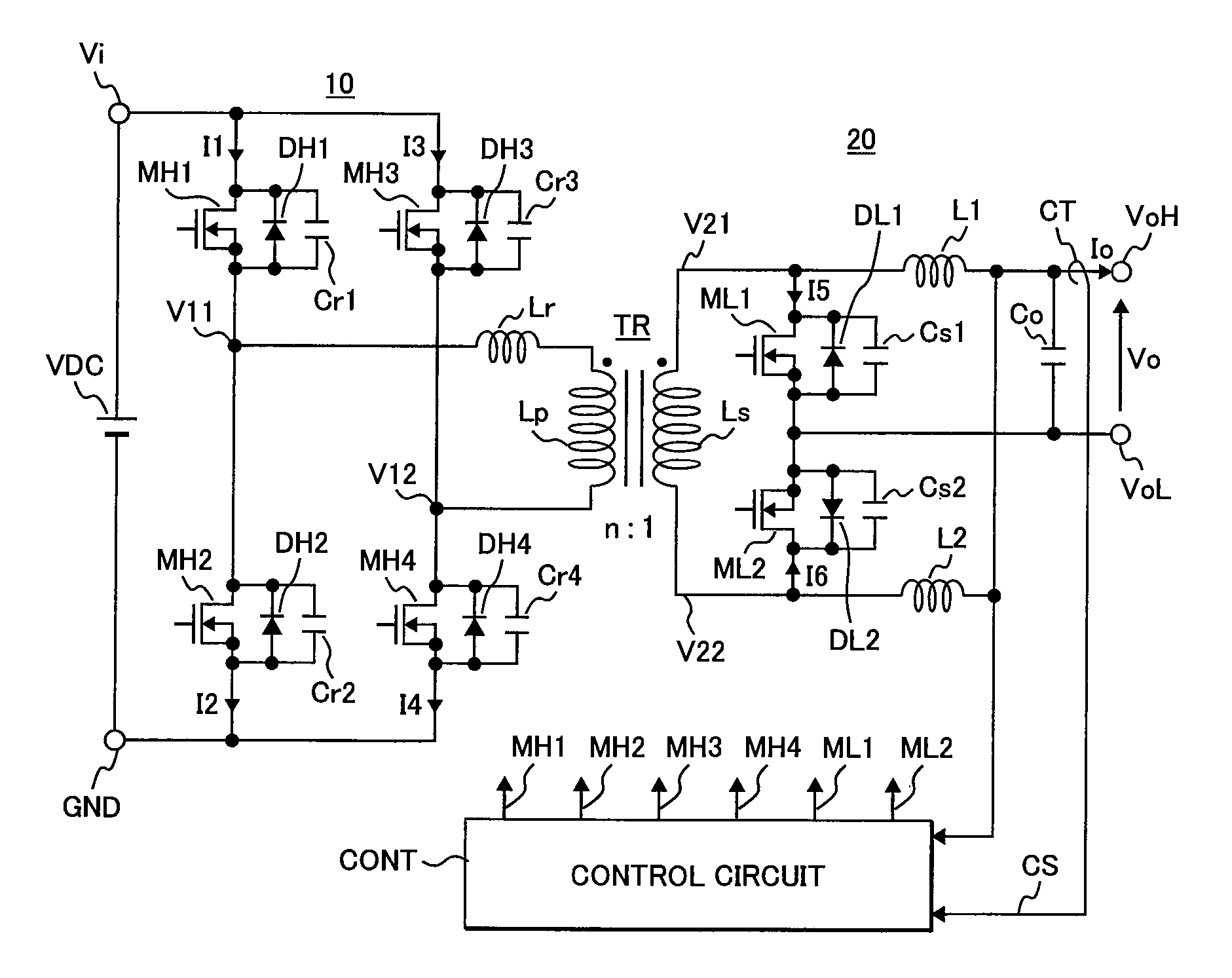 Power supply unit, hard disk drive and method of switching the power supply unit