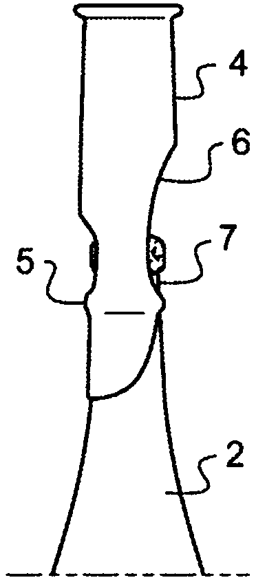 Device for uncorking a bottle of a pressurised liquid such as a bottle of champagne